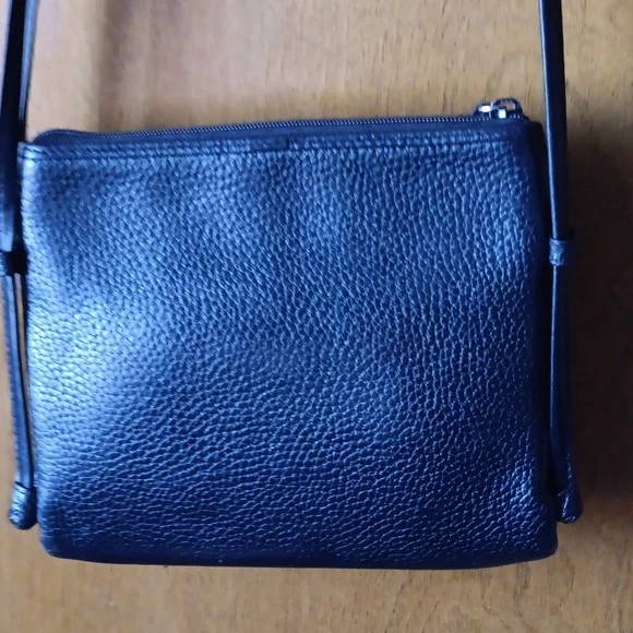 Brighton black leather cross body bag - Picture 6 of 7